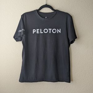 Peloton Medium century 100 black graphic tee